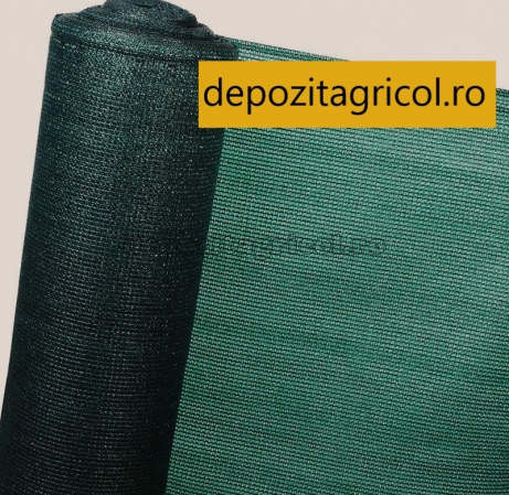 Plasa umbra densitate 80 gr/m.p. - 3,60x50 ml,grad umbrire 90%