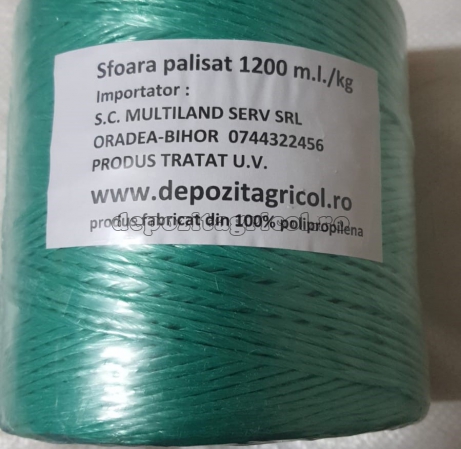 Sfoara palisat polipropilena 1kg/1200 ML